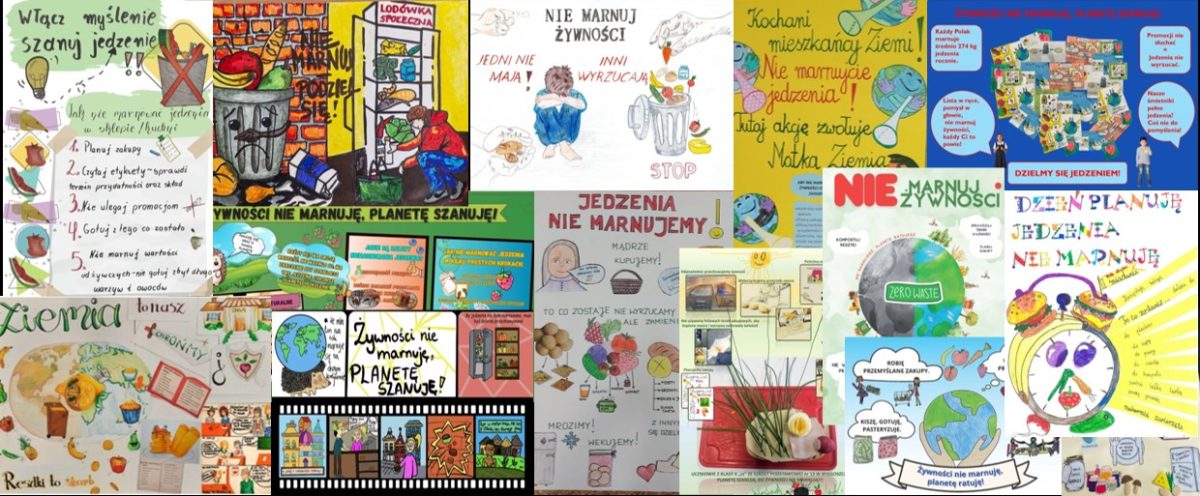 kolaż plakatow konkursowych