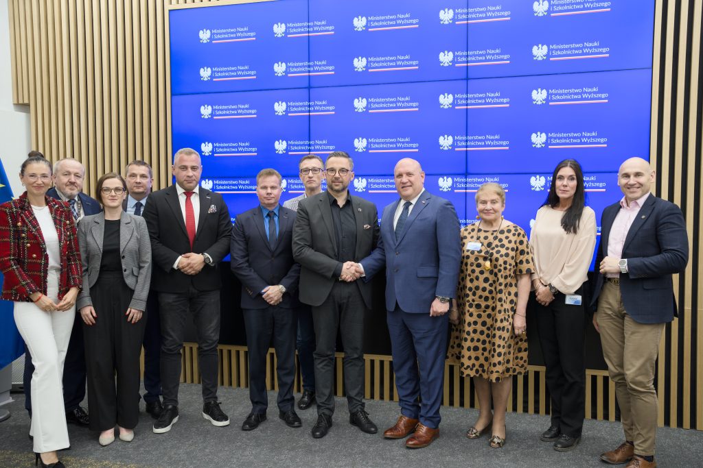 Uczestnicy spotkania nt. współpracy SGGW z uczelniami amerykańskimi i ośrodkami badawczo-rozwojowymi w USA