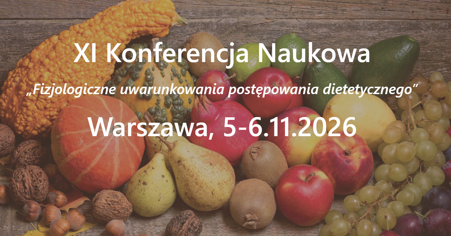 obrazek dekoracyjny z datą konferencji 5- 6 listopada 2026 r.